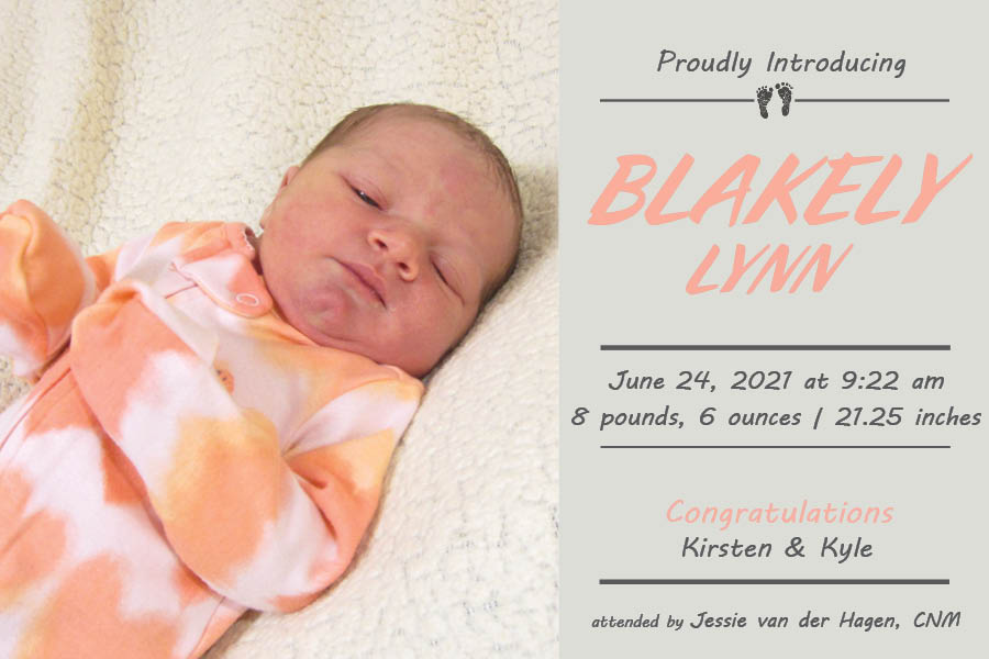 Bakely Lynn Birth Announcement