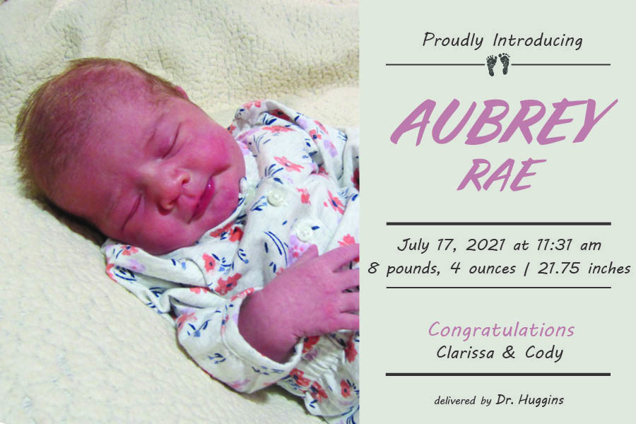 Aubrey Rae Birth Announcement