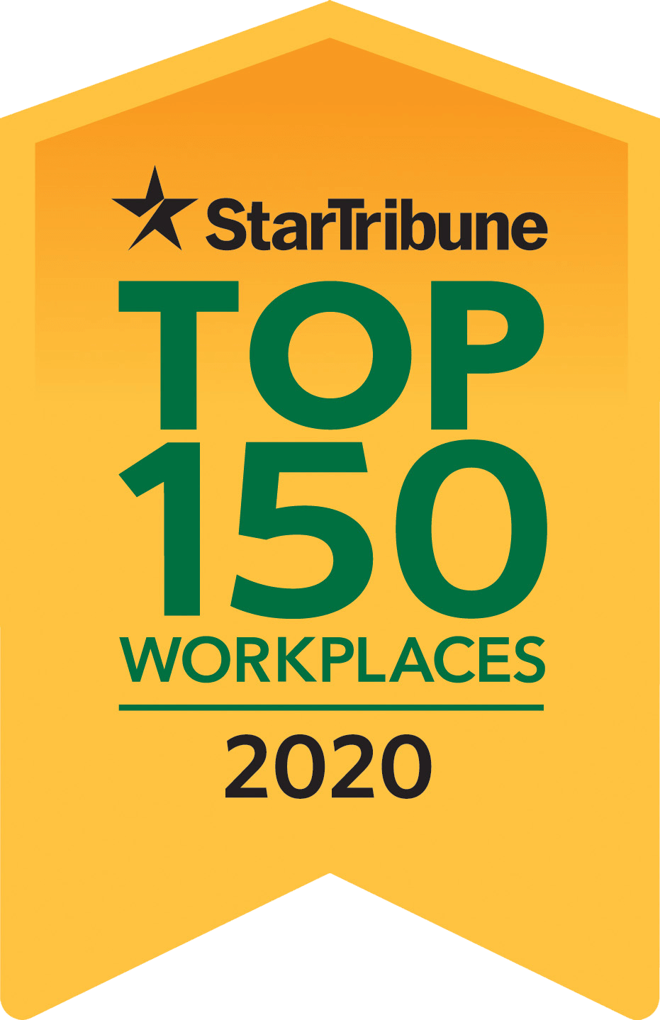 Top 150 Workplace 2020 Banner