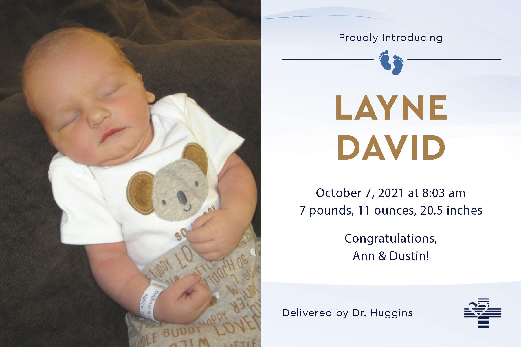 Layne birth announcement